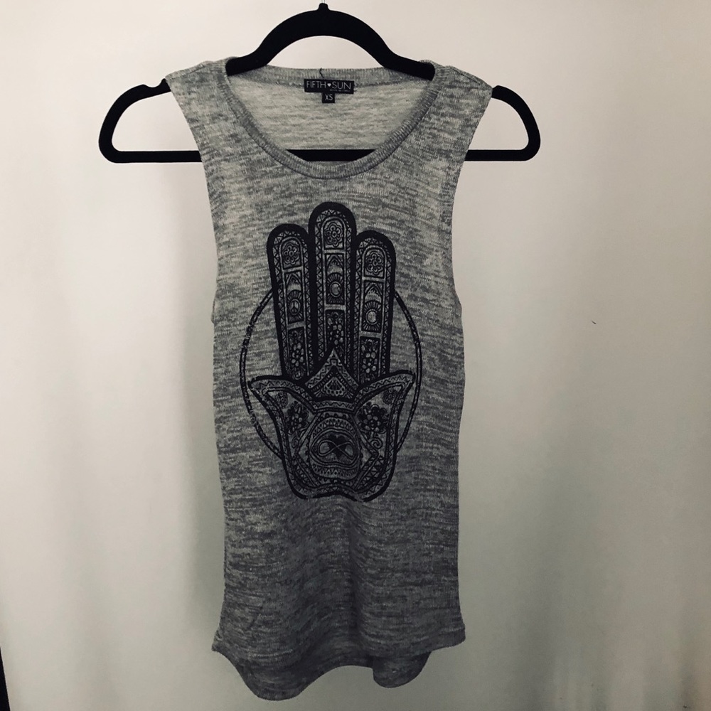 Gray tank top